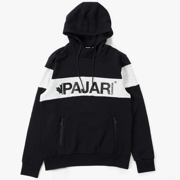 *NEW* PAJAR Canada Black and Gray Pullover Hoodie - Picture 8 of 13